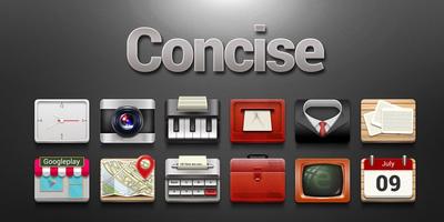 Concise Go Launcher Theme 截图 3