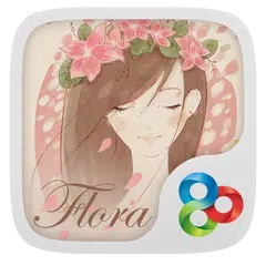 Flora GO Launcher Theme APK download