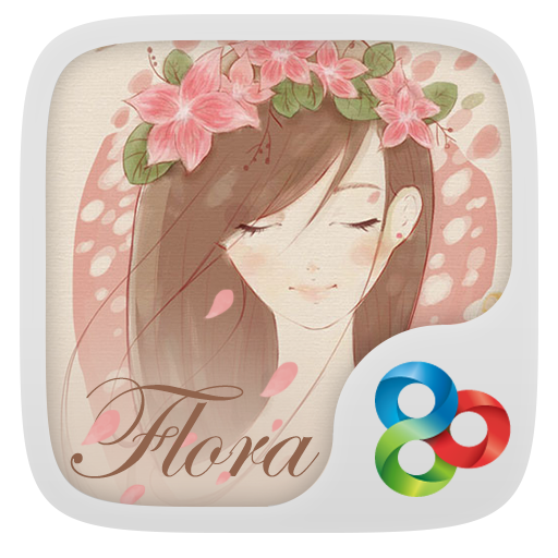 Flora GO Launcher Theme