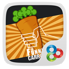 The Funny Carrot GO Theme icône