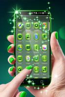 1 Schermata Green Apple Launcher Theme