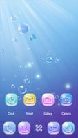 Bubble GO Launcher Theme imagem de tela 1