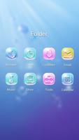 Bubble GO Launcher Theme captura de pantalla 3