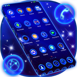Blue Launcher For Android icône