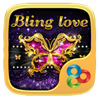 Bling Love GO Launcher Theme أيقونة
