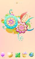 Cute garden GO Launcher Theme постер