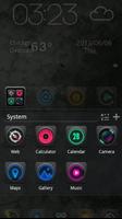 Dark Zero GO Launcher Theme imagem de tela 2