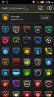 Dark Zero GO Launcher Theme imagem de tela 3