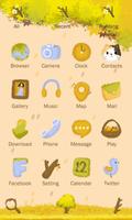 Fall GO Launcher Theme اسکرین شاٹ 1