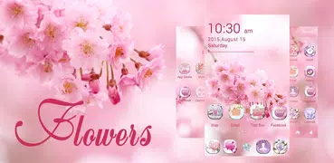 Flowers GO Launcher Theme