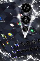 HD Black Launcher poster
