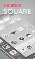 Square GO Launcher Theme Affiche