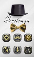 Gentleman Go Launcher Theme Affiche