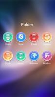 (Free)Glass GO Launcher Theme تصوير الشاشة 3