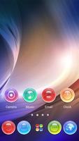 (Free)Glass GO Launcher Theme تصوير الشاشة 1
