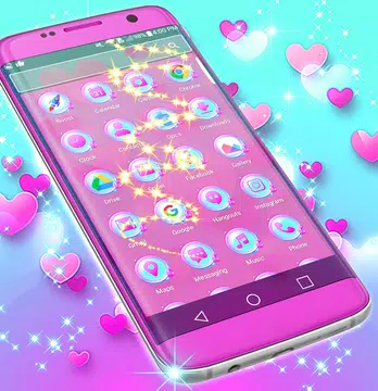 Screenshot 4 for Love Bubble Launcher Theme