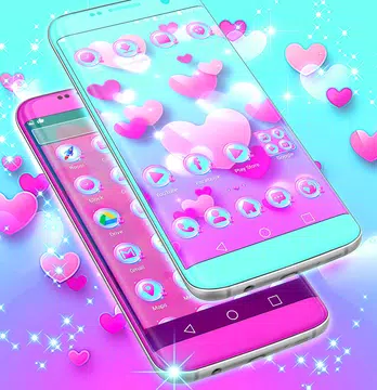 Screenshot 2 for Love Bubble Launcher Theme