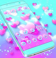 Tema Love Bubble Launcher captura de pantalla 2