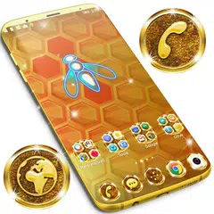 Gold Theme for Whatsapp Icon