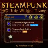 Steampunk Tempus Fugit GO Note Zeichen