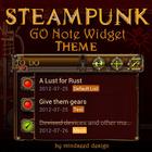 Steampunk GO Note Widget Theme أيقونة