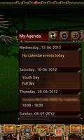 Steampunk GO Calendar Theme capture d'écran 1