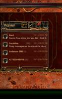 Steampunk GO Message Theme ảnh chụp màn hình 2