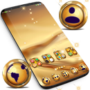 Thème Golden Launcher APK