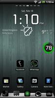 Poster Black Go Launcher EX Theme