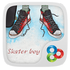 Skater boy GO Launcher Theme Zeichen