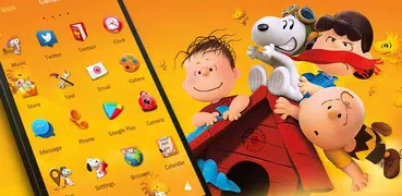 Snoopy GO Launcher Theme