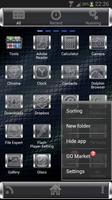GLASS GO Launcher EX Theme ảnh chụp màn hình 1
