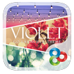 Violet GO Launcher Theme