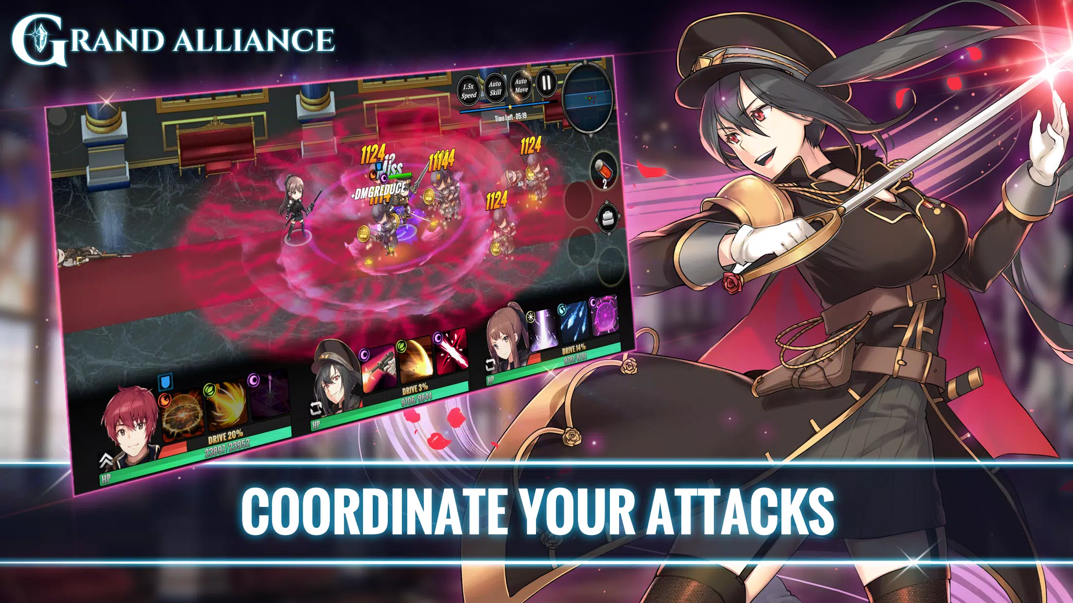 Anime-Inspired RPG Brawler Grand Alliance Kicks Off Pre