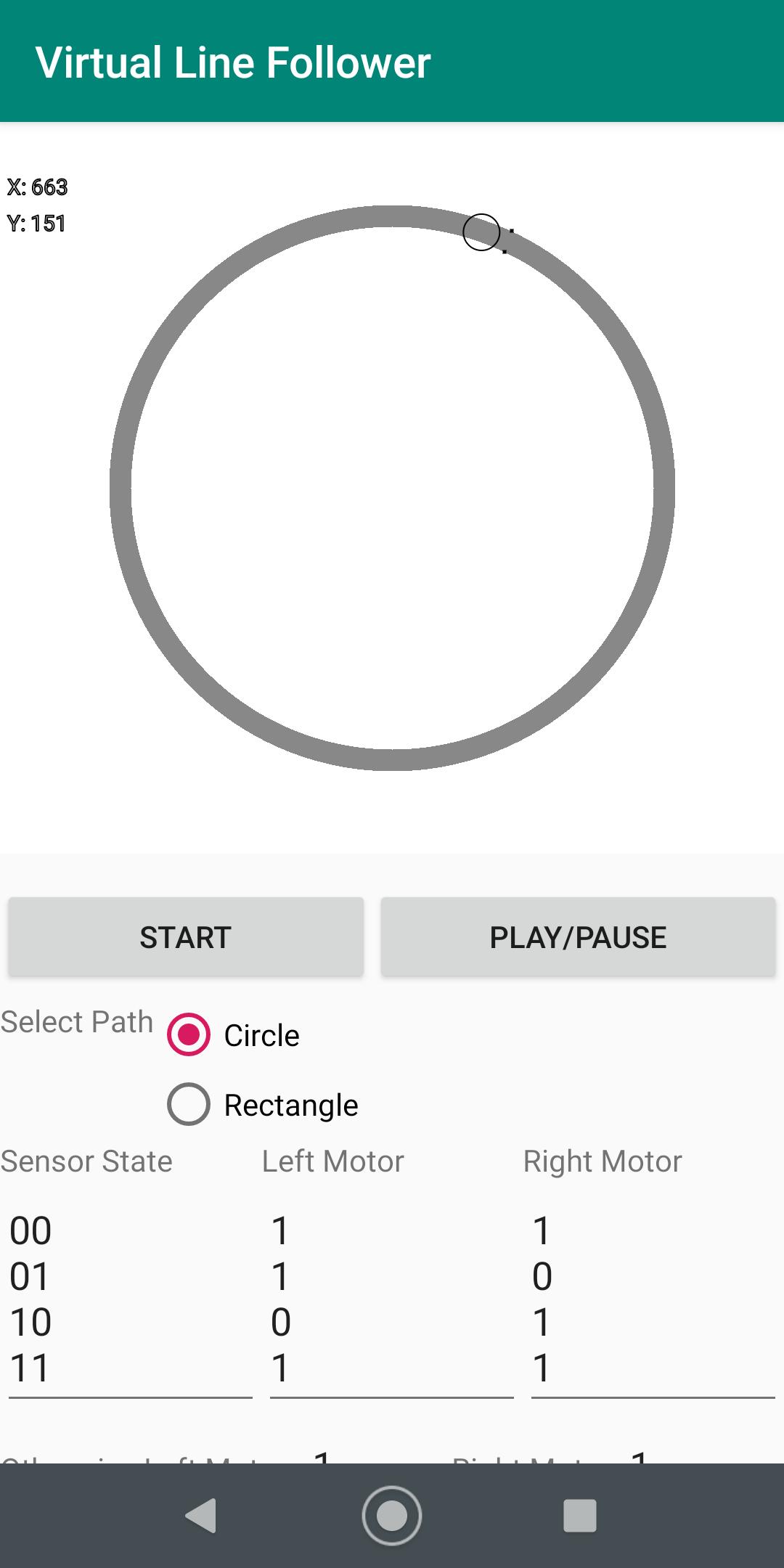 Virtual line cable Virtual line cable