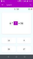 Learn Multiplication Tables - Free Math Game ảnh chụp màn hình 3