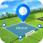 Distance & Land Area Measure icône