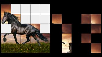 Horses Jigsaw Puzzle + LWP capture d'écran 2