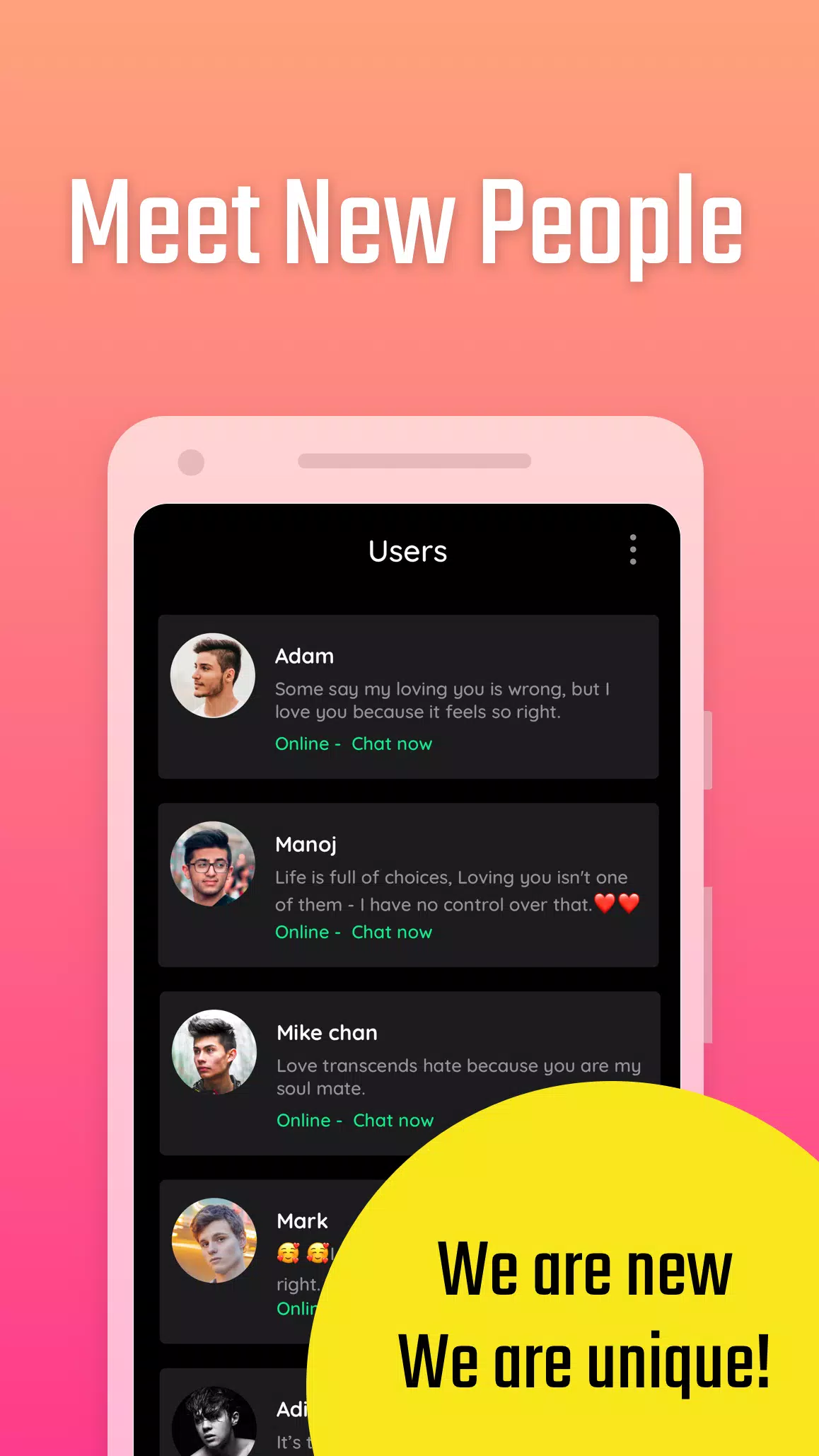 Free chat now gay