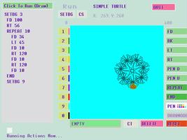 Simple Turtle LOGO screenshot 2