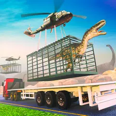 Jurassic Dinosaur Transport Offroad Truck XAPK download