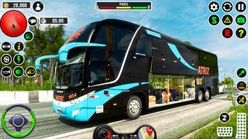 Bus Driving Simulator Games 3D poster