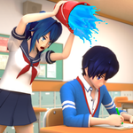 Anime highschool Bad Girl Game icon