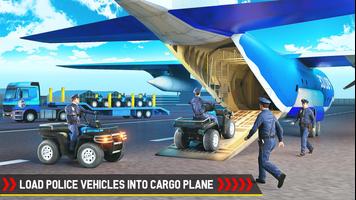 Cargo Airplane Police Vehicle تصوير الشاشة 2