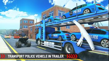 Cargo Airplane Police Vehicle تصوير الشاشة 3