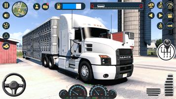 Semi Truck Driving Cargo Games poster