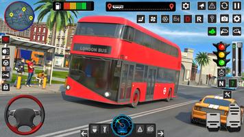 Simulateur de conduite de bus Affiche