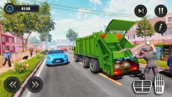 Garbage Clean Truck Driver Sim capture d'écran 3