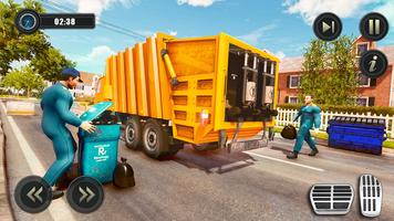 Garbage Clean Truck Driver Sim Affiche