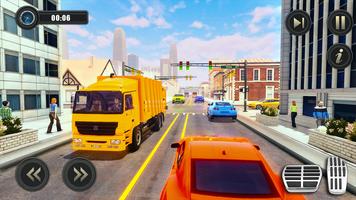 Garbage Clean Truck Driver Sim capture d'écran 1